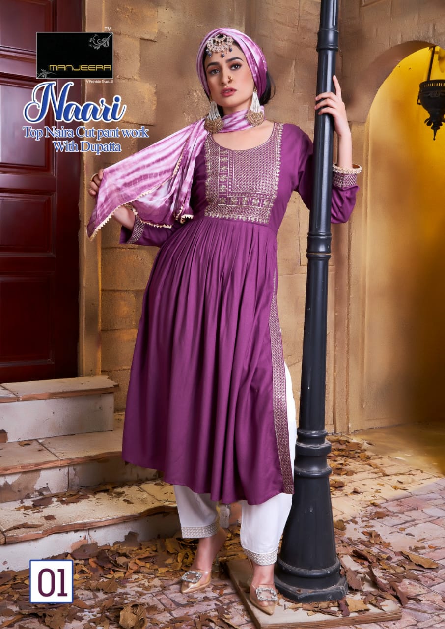 Manjeera Naari Fancy Wholesale Readymade Salwar Suits Catalog